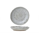 Dyb tallerken, Ø16x17cm, rund, porcelæn, grå, DOLMEN, (6 stk.)