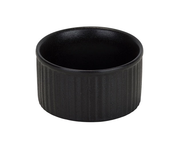 Ramekin, 135 ml, Ø9x4,5cm, sort, stentøj, YARA, (12 stk.)