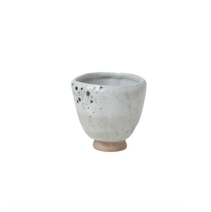 Kop uden hank, 130ml, Ø7x7cm, grå, porcelæn, DOLMEN, (6 stk.)
