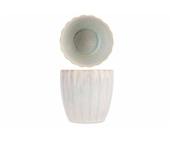Krus uden hank, 24 cl, Ø8,5x8cm, hvid, stentøj, ASTERA PURE, (6 stk.)