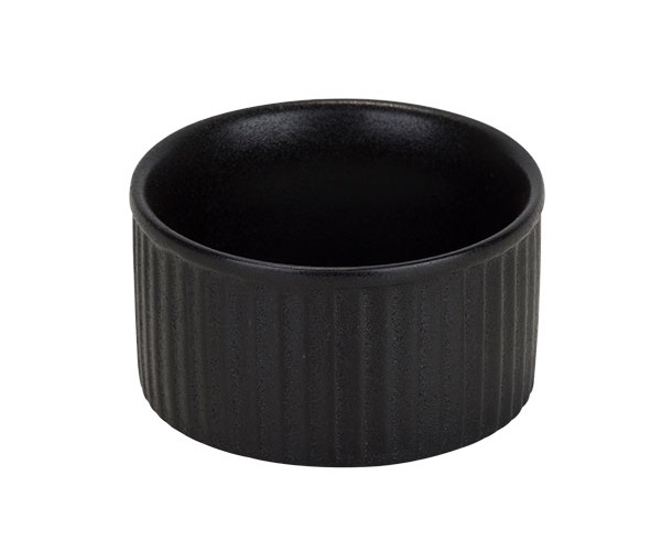 Ramekin, 65 ml, Ø7x3,5cm, sort, stentøj, YARA, (12 stk.)
