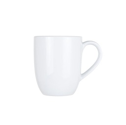 Krus med hank, 530ml, Ø9,5x11,8cm, hvid, porcelæn, ESSENTIALS, (6 stk.)