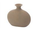 Vase, 17x5x15cm, sandfarvet, stentøj, (2 stk.)