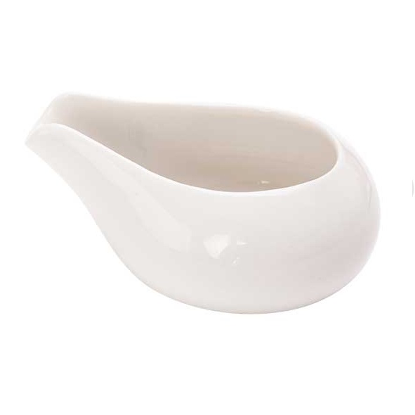 Sovsekande, 9cl, hvid, porcelæn, BUFFET RD, (1 stk.)