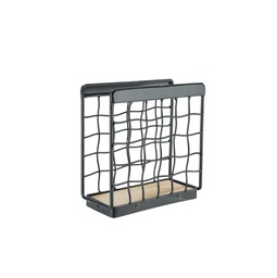 Servietholder, 15,5x7,5x16cm, metal, sort, TORRE, (1 stk.)