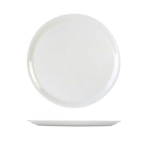 Pizzatallerken, Ø31cm, hvid, porcelæn, (6 stk.)