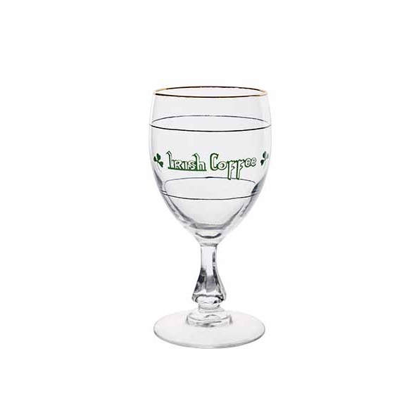 Irish coffee glas med guldkant, 24cl, (4 stk.)