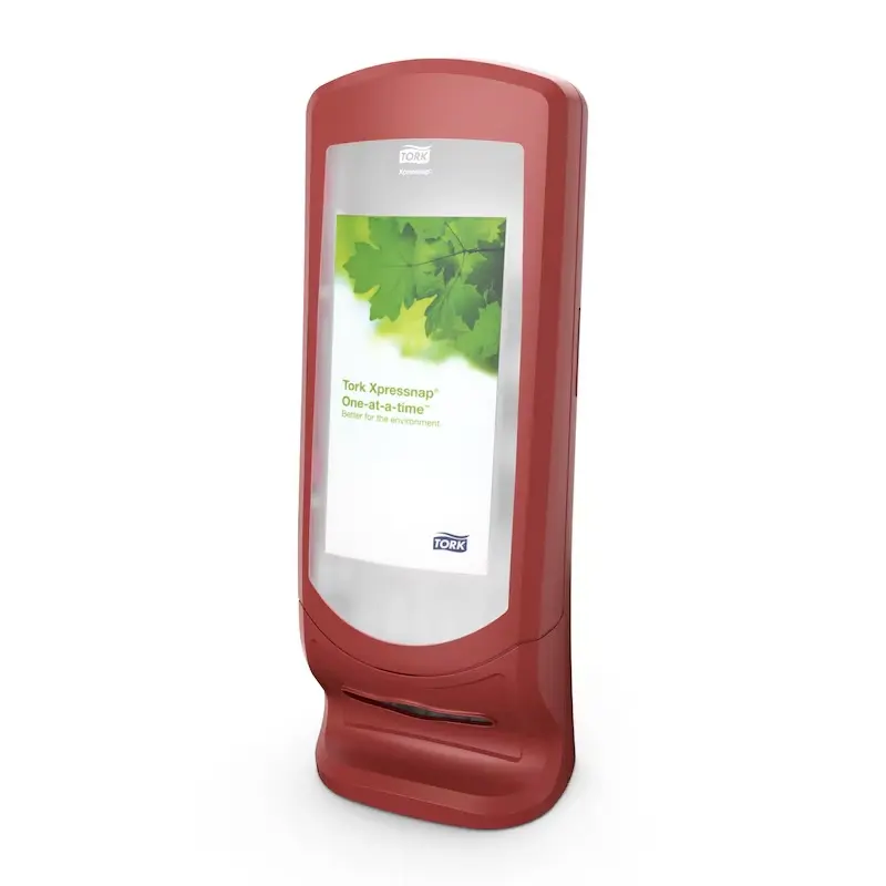 Servietdispenser, Xpressnap, stående, rød, N4, 272212, Tork, (1 stk.)