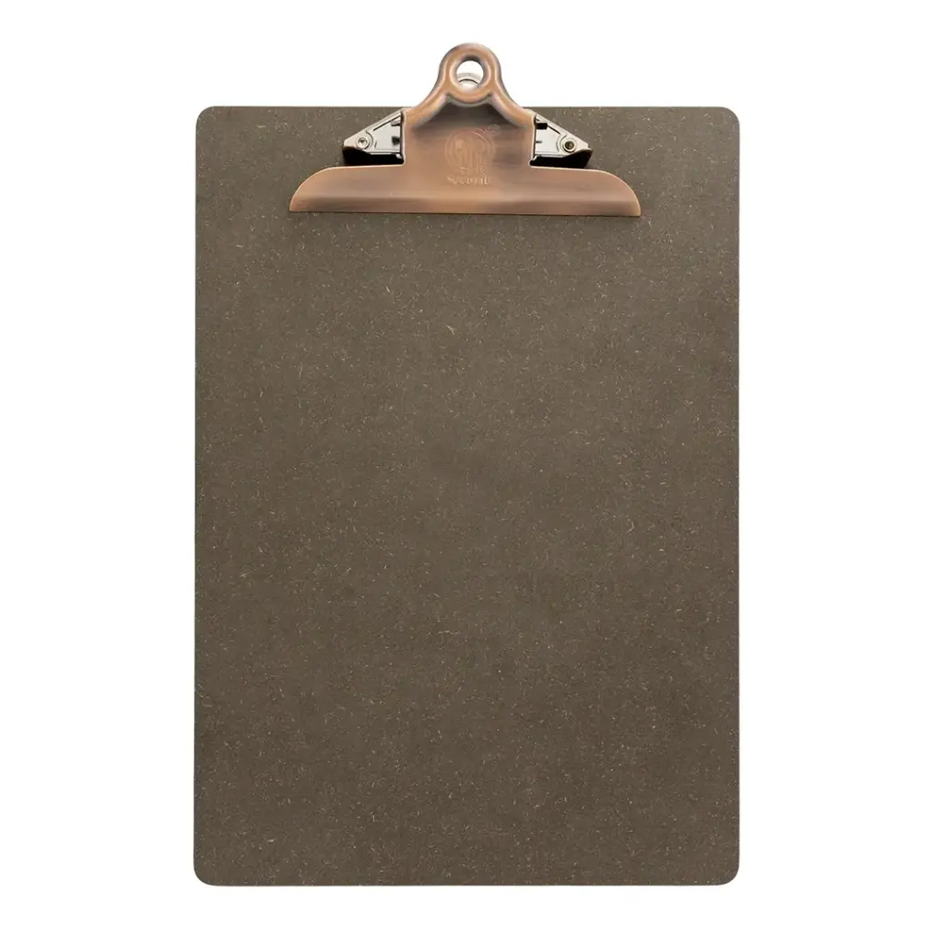 Menuholder, clipboard, A4, brun, 34,6x23,1x4cm, SECURIT, (1 stk.)