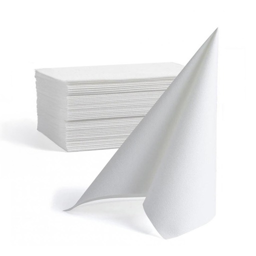 [32092] Middagsserviet Airlaid, GS-Basic, 1/8 fold, 40x40cm, Hvid (600 stk.)