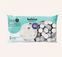 Fyrfadslys, Bolsius, Ø3,8cm, hvid, 6 timer, 100%, paraffin, (600 stk.)