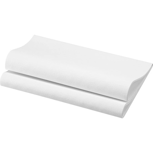 [32099] Middagsserviet, Dunisoft, 1/4 fold, 48x48cm, hvid, airlaid, (360 stk.)