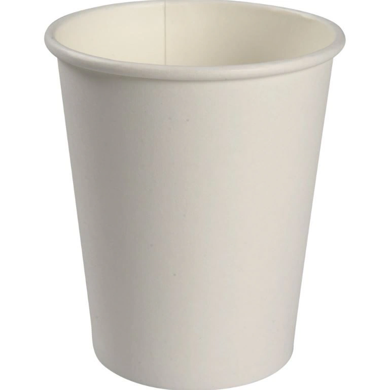[32151] Papkrus, 200 ml/8 oz, 9xØ8cm, hvid, PE/pap, (1000 stk.)