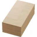 Middagsserviet, Ecoecho, 2-lags, 1/8 fold, 40x40cm, brun, nyfiber, Duni, (1500 stk.)