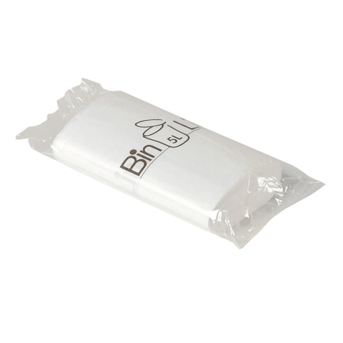[32228] Spandeposer med stjernebund, 5 l, 34x39cm, hvid, LLDPE/virgin, 10 my, (10 rl á 20 stk, 200 stk.)