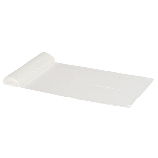 [34675] Spandepose t/ let-affald, 30 l, 50x65cm, hvid, HDPE/virgin, 10my, (40 rl á 50 stk, 2000 stk.)