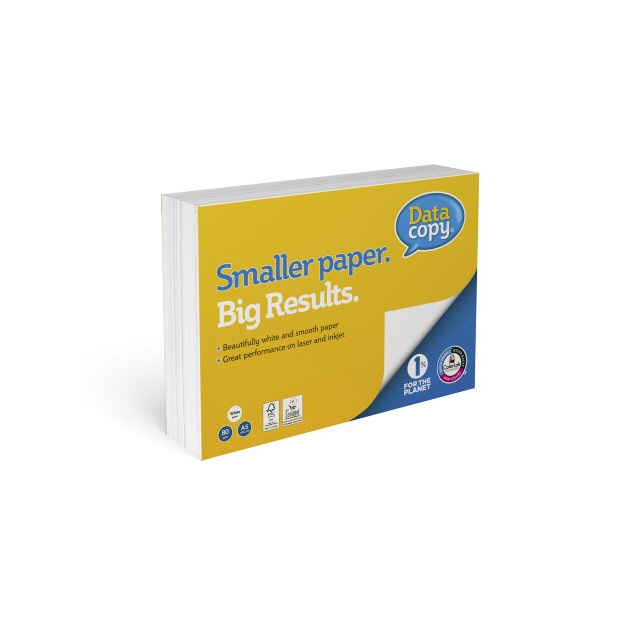 Kopipapir, hvid, A5, 80g, 10/480, Data Copy, 500ark, (1 stk.)