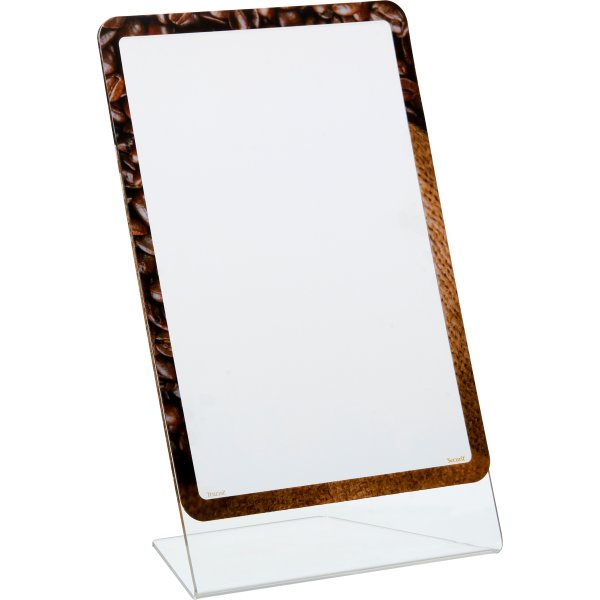 L-borddisplay A4 med magnetisk ramme, "Coffee", Securit, (1 stk.)