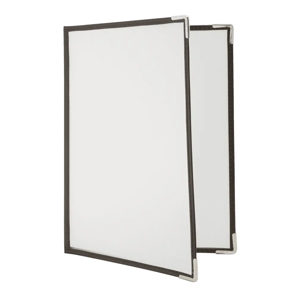Menuholder A4 CRYSTAL BIFOLD, Securit, (3 stk.)
