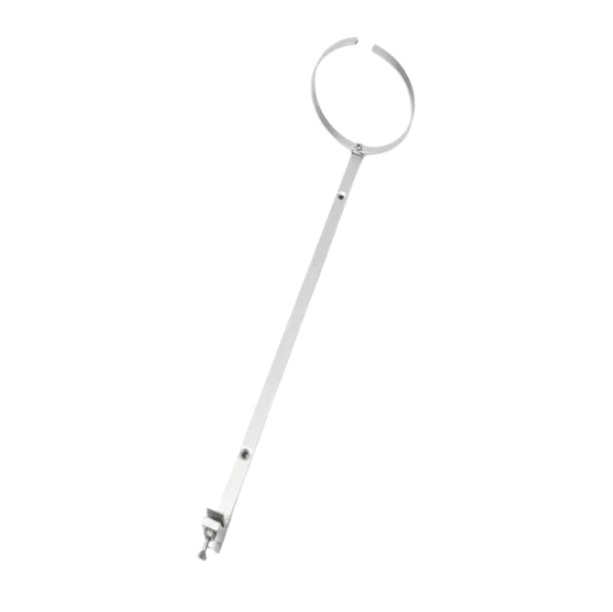 Flaskeophæng til 4,5ltr flaske, vægmonteret, rund, aluminium, Beaumont, (1 stk.)