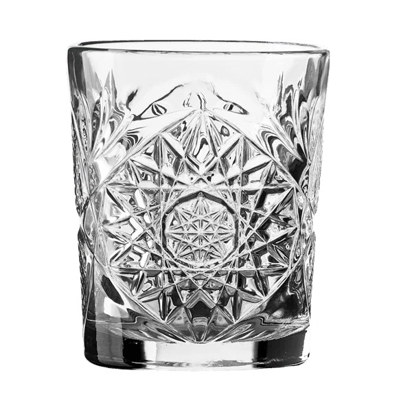 Lowballglas, 35 cl, klar med mønster, glas, Hobstar, LIBBEY, (6 stk.)