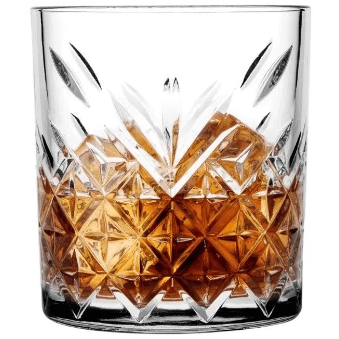 Whiskyglas, 35 cl, klar med mønster, glas, Timeless, Pasabahce, (6 stk.)