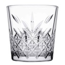 Lave stabelbare drinksglas, 35 cl, klar med mønster, glas, Timeless, Pasabahce, (12 stk.)