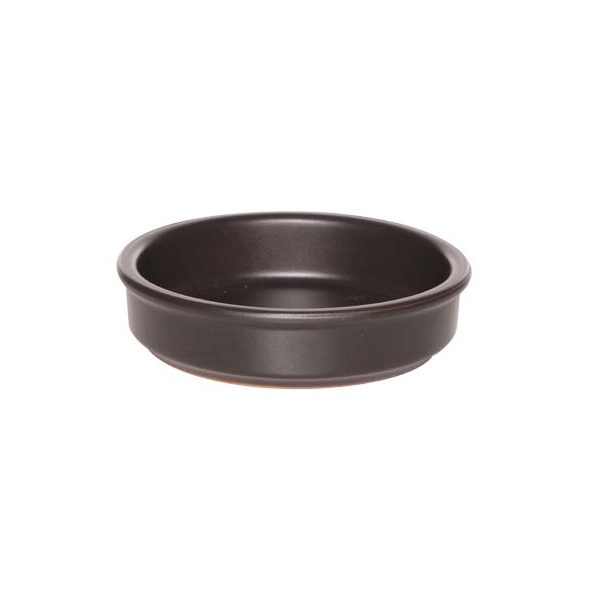 Creme brulee skåle, Ø11x3cm, sort, stentøj, Regás Black Prof, (24 stk.)