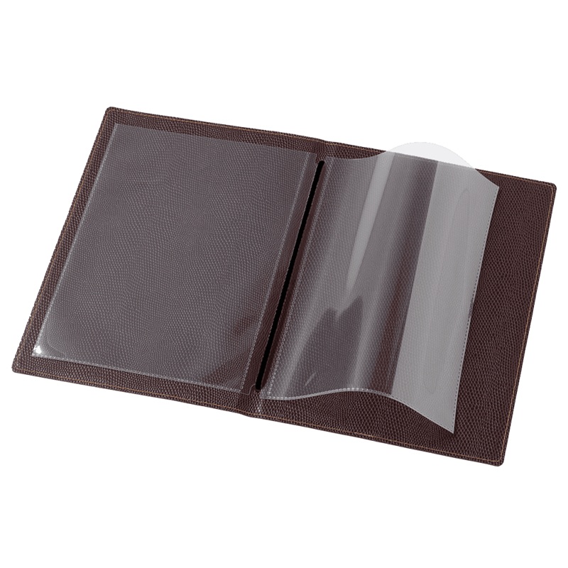 Menulommer til Securit® menuomslag, A5, PP, klar, (10x2 lommer)