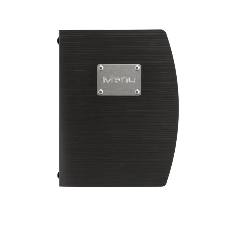 Menuomslag, Securit® RIO, A5, PP, sort, (1 stk.)