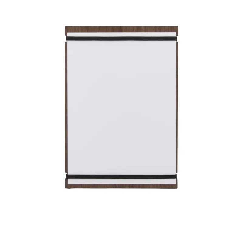 Menuholder med elastik, Securit® WALNUT, A4, lakeret valnød, (1 stk.)