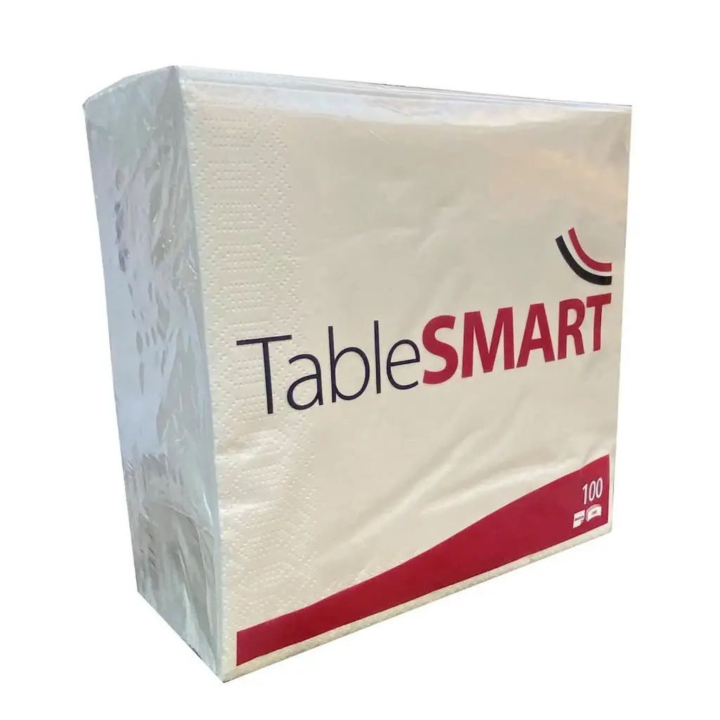 Middagsserviet, 40x40cm, 3-lag, cream, TableSMART, (1200 stk.)