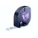 Labeltape, 12mmx4m, klar, plast, DYMO LetraTAG, 12267 / S0721530, (1 stk.)