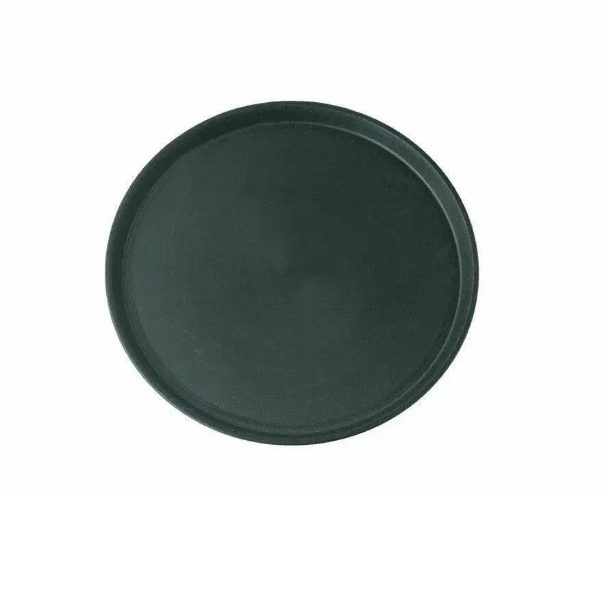 Tjenerbakke, 35cm, Rund Sort, (1 stk.)