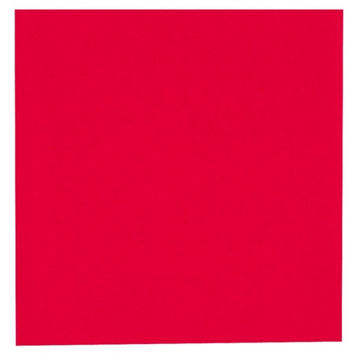 Middagsserviet, 3-lags, 1/4 fold, 40x40cm, Svanemærket, rød, nyfiber, (1400 stk.)
