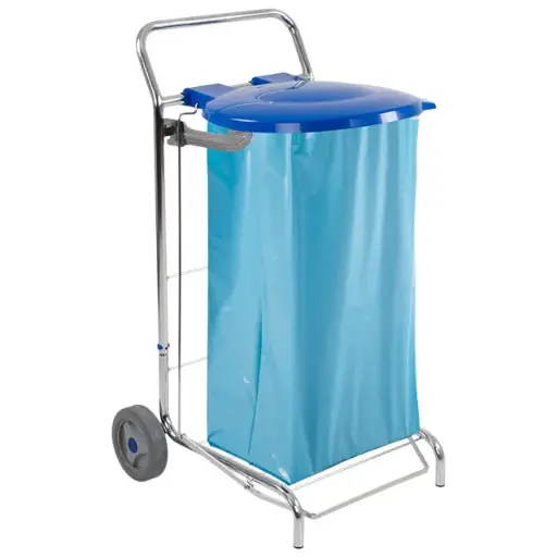 [44874] Affaldsstativ med fodbetjent låg - til 120 liters sække, NMF, (1 stk.)