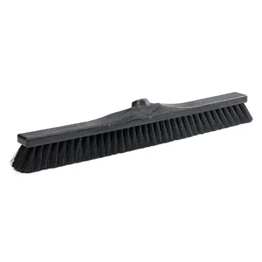 [44945] Skolekost med supergevind, 60cm, sort, bløde børster, (1 stk.)
