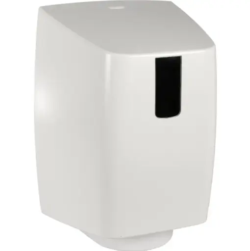 [44969] Dispenser, Classic Recycled, Midi, 23x24x38cm, hvid, plast, håndklæderulle centertræk, (1 stk.)
