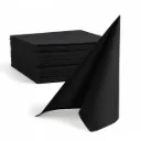 Middagsserviet, Airlaid, GS-Basic, 1/4 fold, 40x40cm, sort, (600 stk.)