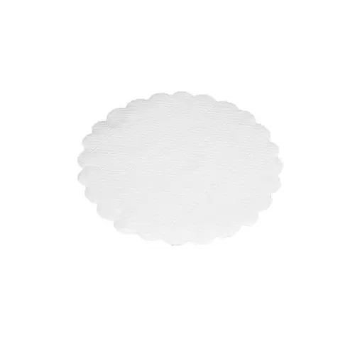 Kopunderlag, 9cm, 1-lags, præget, hvid, (1000 stk.)