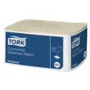 Dispenserserviet, N1, Universal, 33cm, 1-lags, natur, Counterfold, Tork 478094, (24 pk á 300 stk, 7200 stk.)