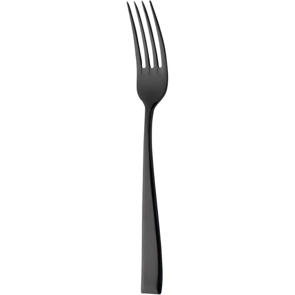Bordgaffel, Durban Mirror Black, sort, 18/10 rustfrit stål, SOLA, (12 stk.)