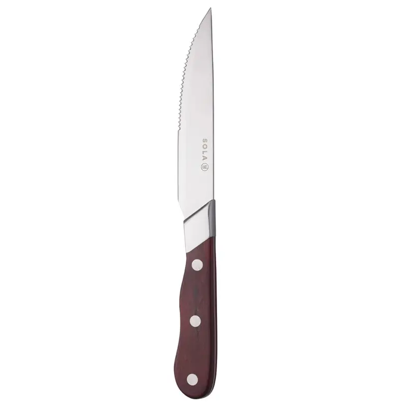 Steakkniv, Wood, 241mm, SOLA, (1 stk.)