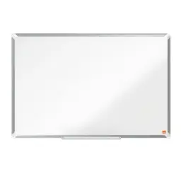 Whiteboardtavle, Nobo Premium Plus, stål, 90x60cm, hvid, (1 stk.)