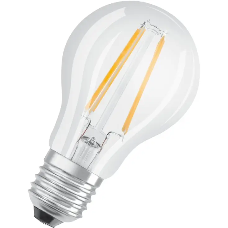 Dæmpbar LED standardpære, Ra97, E27, 470lm, 2700K, 4,2W/927 (40W), klar, LEDVANCE Parathom, (10 stk.)