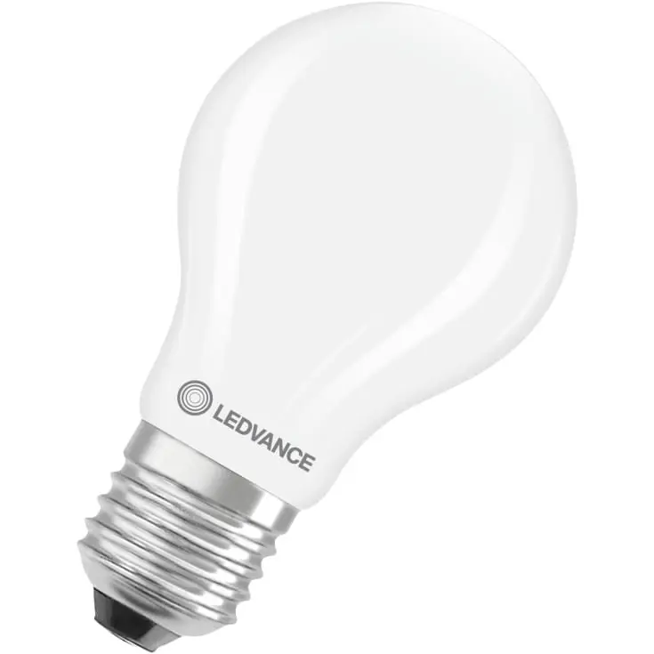 Dæmpbar LED standardpære, E27, 2700K, 806lm, 7W/827 (60W), mat, LEDVANCE Parathom, (10 stk.)