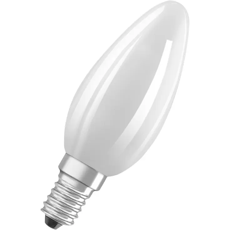Dæmpbar LED kertepær, Ra97, E14, 470lm, 2700K, 4,2W/927 (40W), mat, LEDVANCE Parathom, (10 stk.)