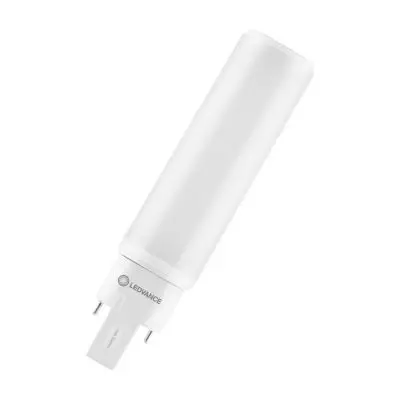 LED kompaktrør, G24q-2, 700lm, 3000K, 7W/830 (18W), HF+230V, LEDVANCE Dulux, (10 stk.)