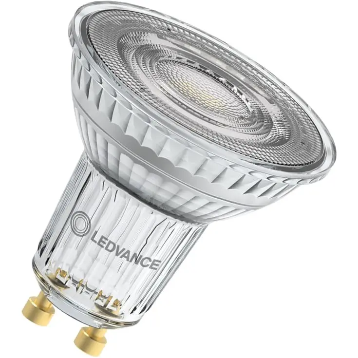 Dæmpbar LED 36° spotpære, Ra90, GU10, 230lm, 2700K, 2,4W/927 (35W), LEDVANCE, (10 stk.)