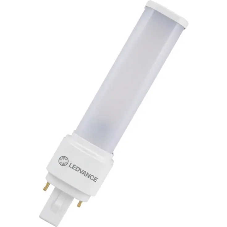 LED kompaktrør, G24D-1, 540lm, 3000K, 5W/830 (10W), EM+230V, LEDVANCE Dulux, (10 stk.)